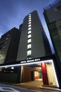 池袋東口のホテルグランドシティの外観。池袋メンズエステGirlsSpaのホテル案内画像です。